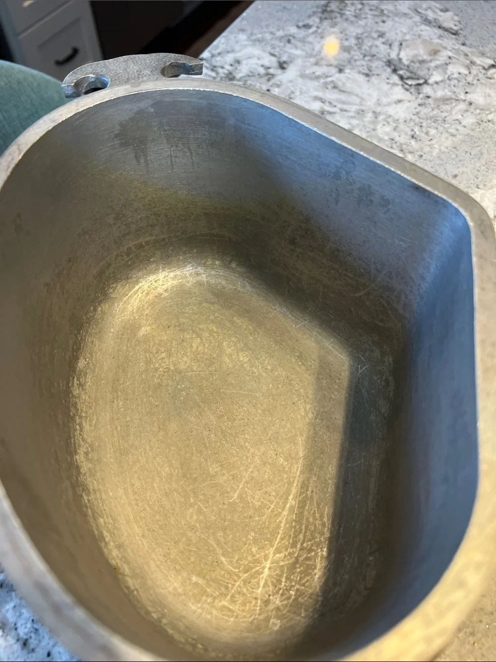 Vtg Guardian Service Cookware Triangle Heart Pot Casserole Pan w Metal Lid